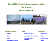 Tablet Screenshot of emeraldhighlands.org